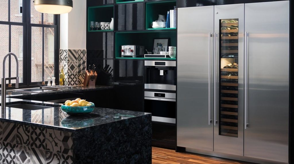 Sub-Zero refrigerator in a modern kitchen